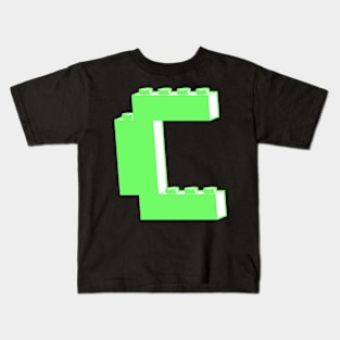 THE LETTER C, Customize My Minifig Kids T-Shirt